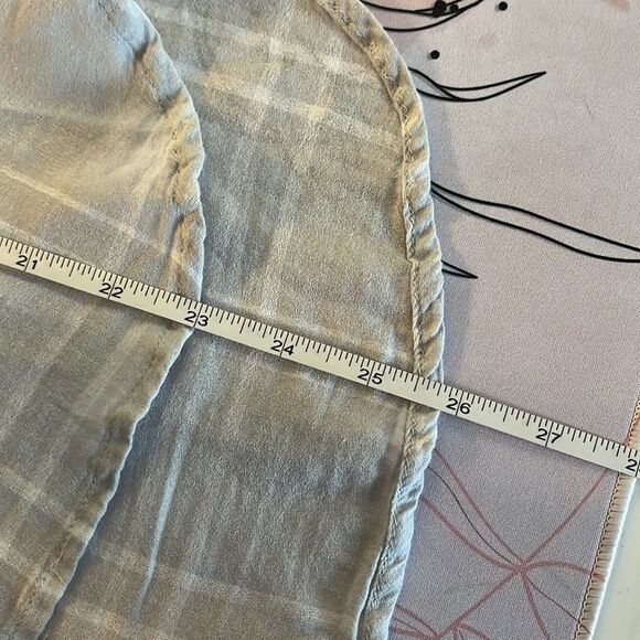 ATTENTION light blue gray button down shirt one front pocket cropped sleeves XS - Picture 11 of 11